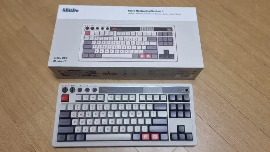 8Bitdo 레트로 키보드 간단 리뷰 및 키캡놀이
