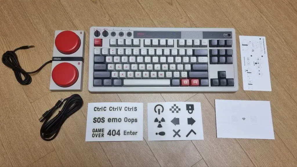 8Bitdo 레트로 키보드 간단 리뷰 및 키캡놀이