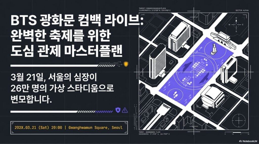 BTS 광화문 컴백 라이브 완벽한 축제를 위한 관람 가이드