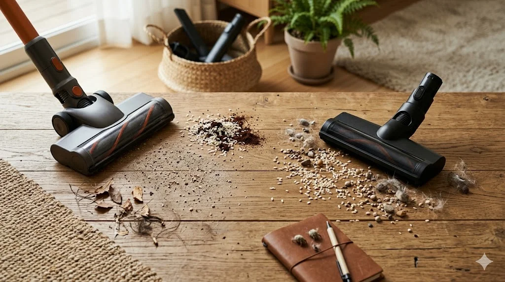 무선청소기 비교 — 비교 기준 — 숫자만 보지 말 것 관련 설명 이미지