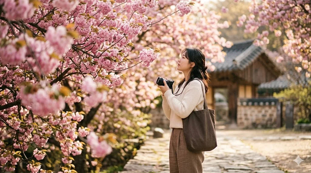개심사 겹벚꽃 관련 대표 이미지