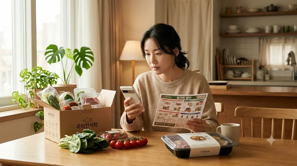 밀키트 할인 관련 대표 이미지